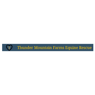 Thunder Mountain Farms Equine Rescue logo
